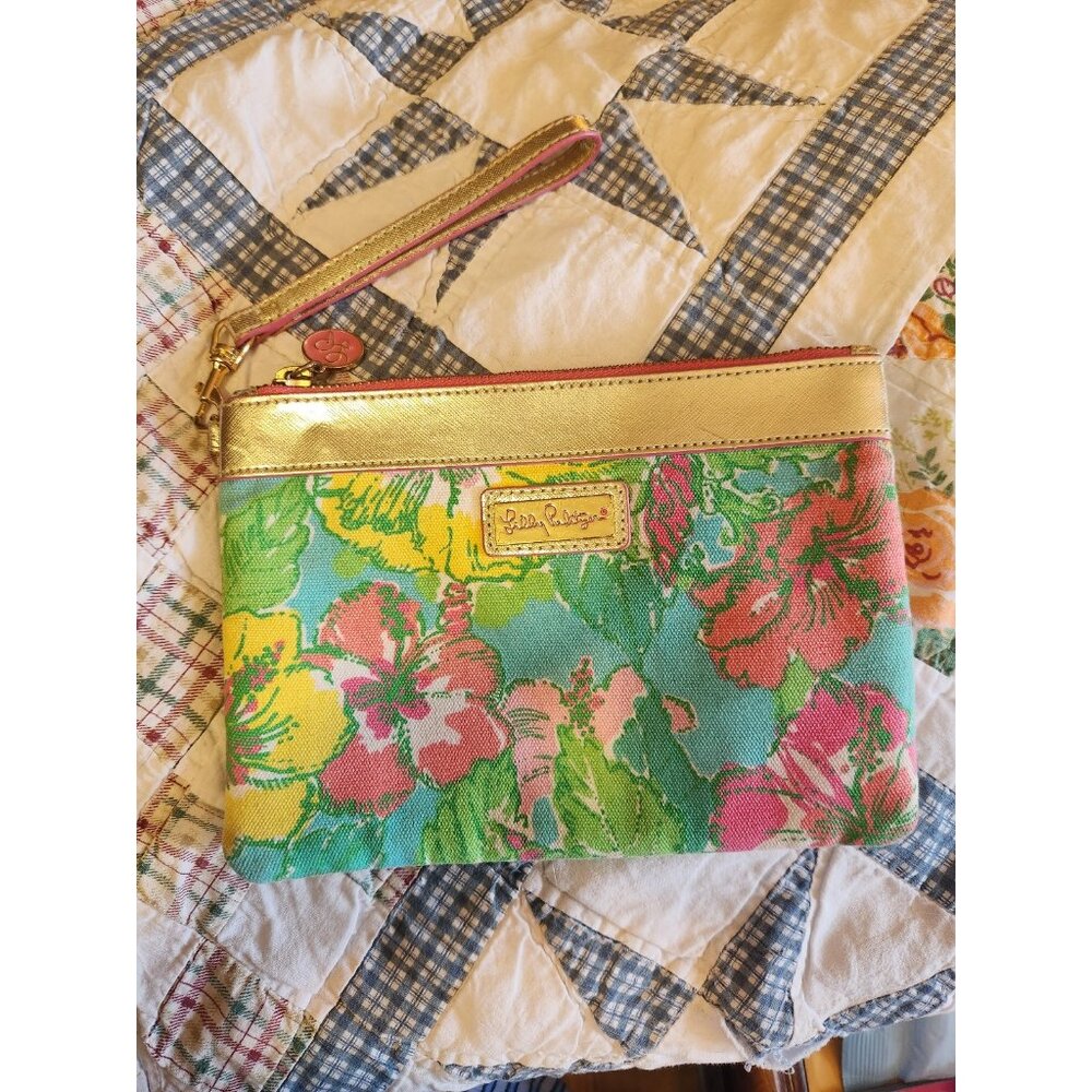 Lily Pulitzer Floral Wristlet